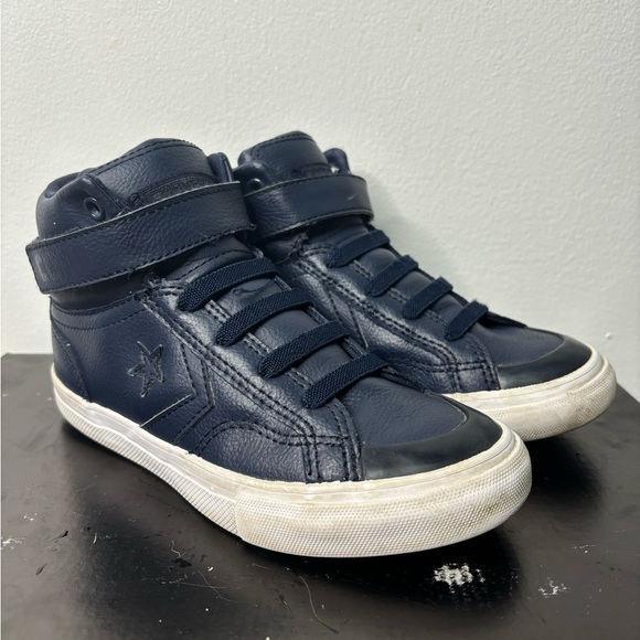 Converse All Star Pro Blazer Blue High Plus Sneakers Size Boys 13 Super Cool - Picture 3 of 12